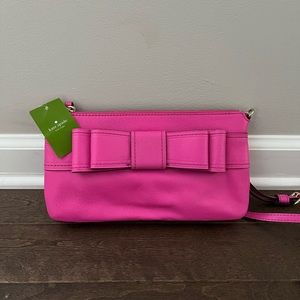 Kate Spade NWT Celina Villabella hot pink leather bag